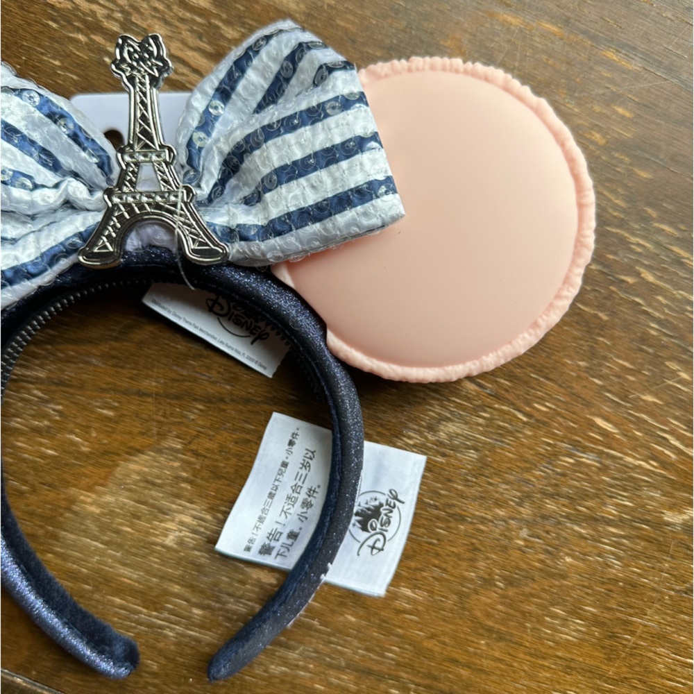 NWT Disney Parks EPCOT French Pavillon Macron Minnie Ears